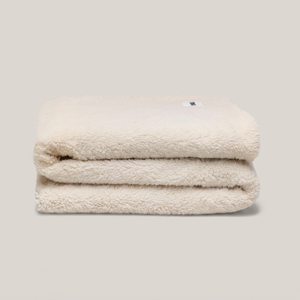 Faux Fur Throw Blanket - Marshmallow