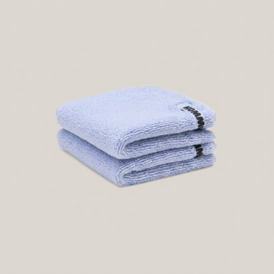 2 Pack Face Washer - Cornflower