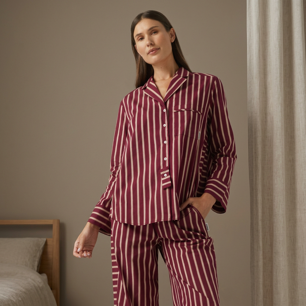 Long Sleeve Shirt - Wine worn