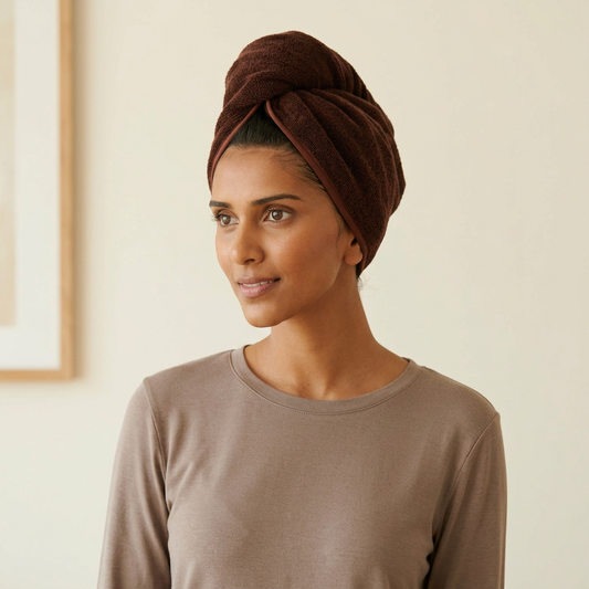 Hair Wrap - Cedar worn