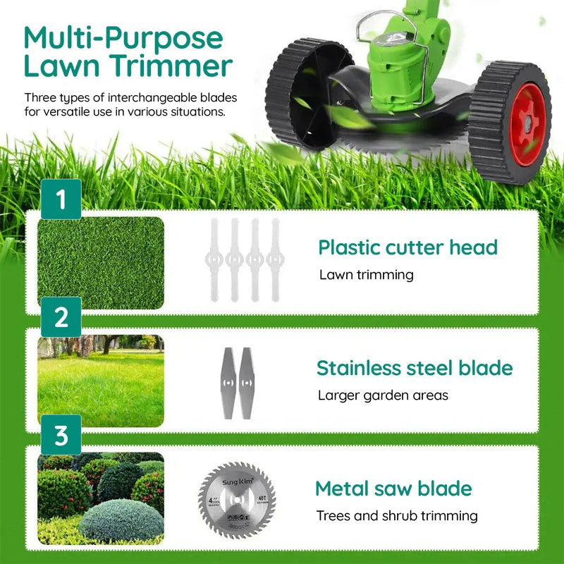 Powerful Electric Battery Operated Cordless Grass