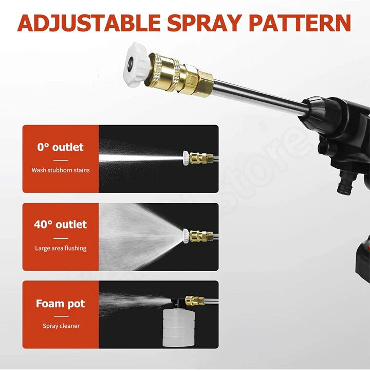 Cordless High Pressure Washer with 2