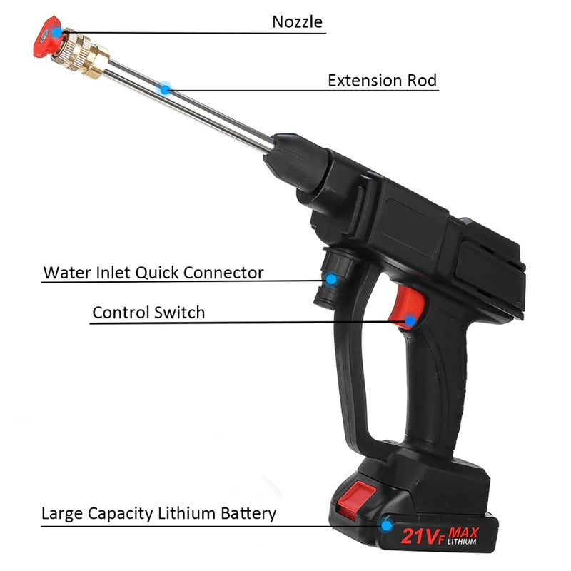 Cordless High Pressure Washer with 2
