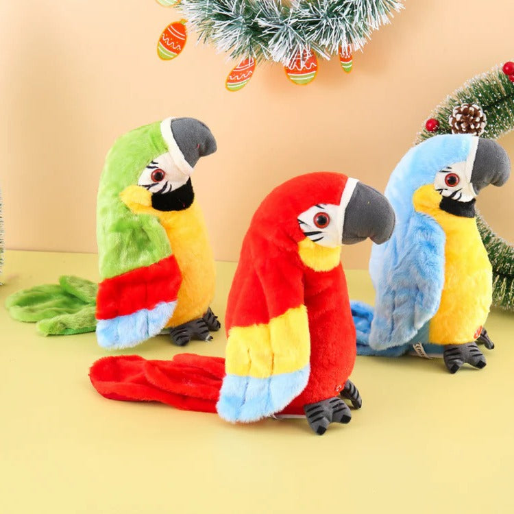 Talking & Music-Playing Parrot Plush Toy