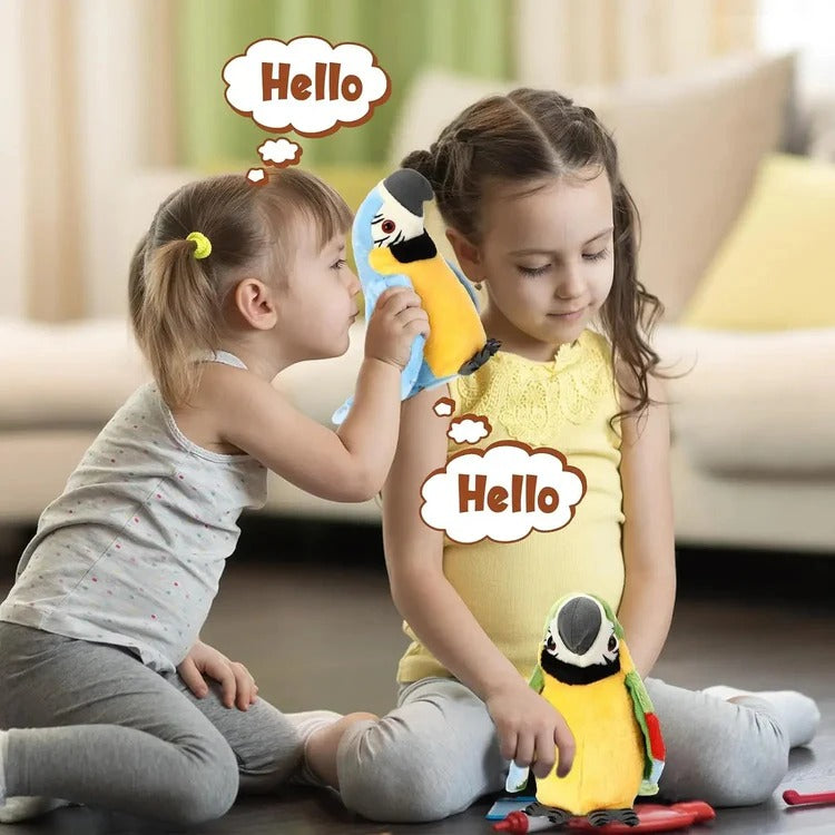 Talking & Music-Playing Parrot Plush Toy