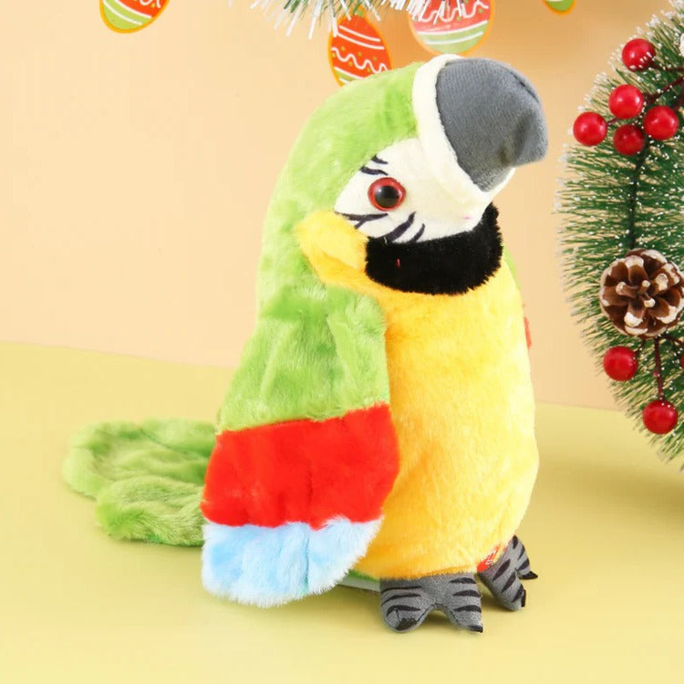 Talking & Music-Playing Parrot Plush Toy