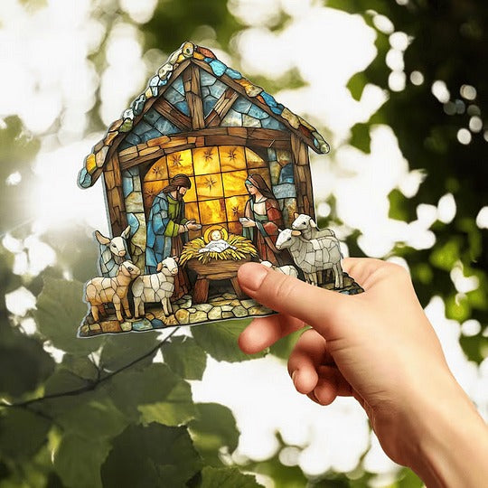 Nativity Scene Suncatcher