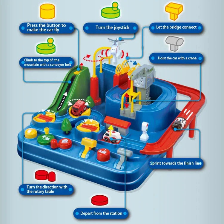 Children’s Mechanical Vehicle Track Game