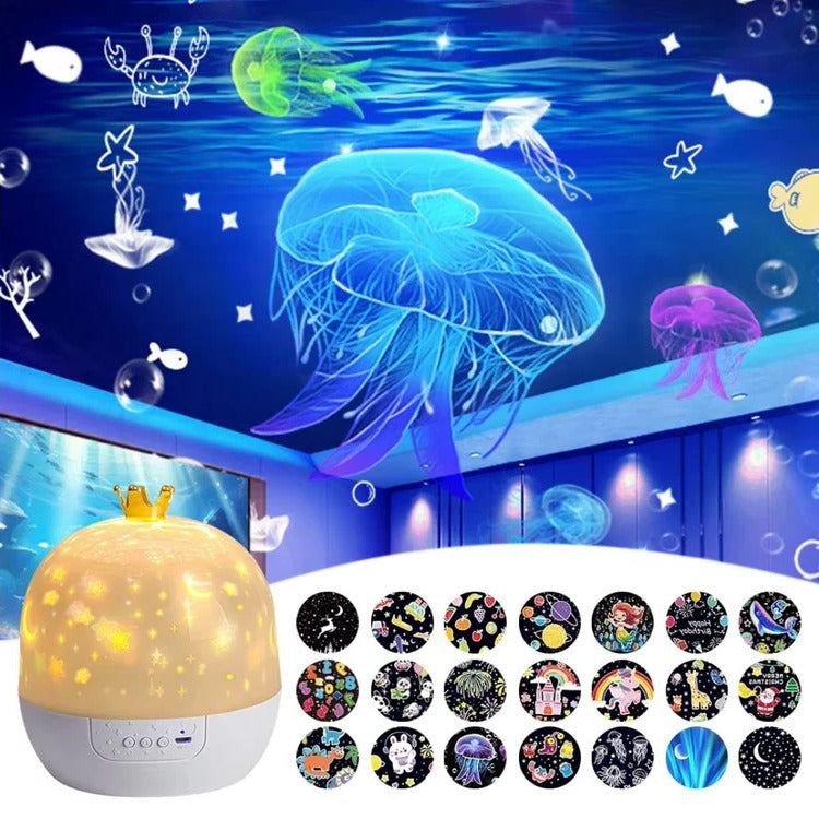 Children’s Night Light and Ocean Projection Lamp
