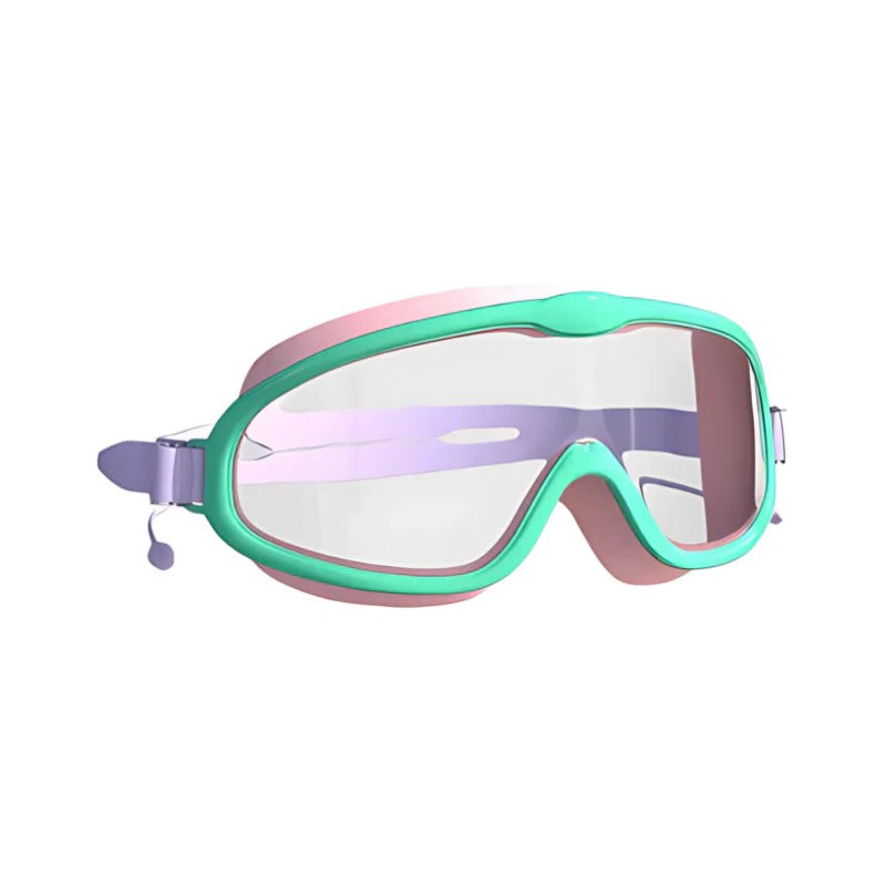 Kids Swim Goggles with Anti-Fog Lenses and Wide View