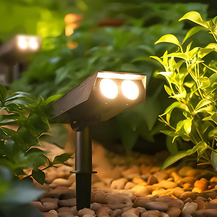 Waterproof LED Solar Multi-zoom Spot Light