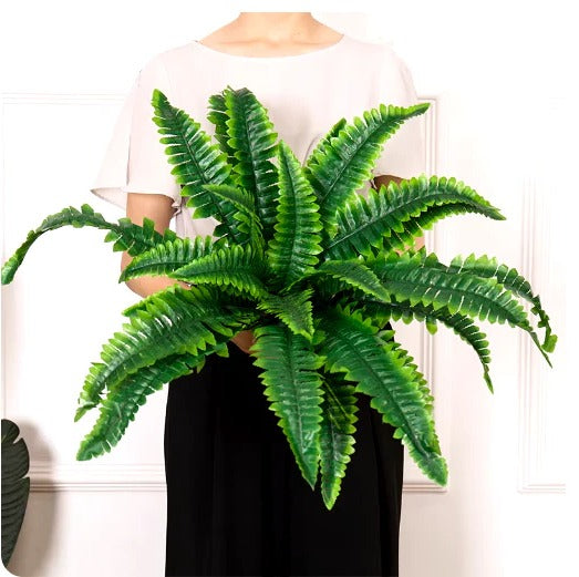 UV Resistant Lifelike Artificial Boston Fern