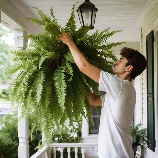 UV Resistant Lifelike Artificial Boston Fern