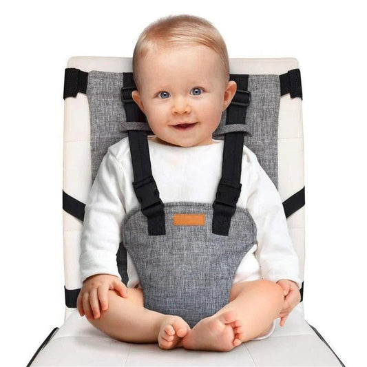 Compact Travel High Chair with Adjustable Harness