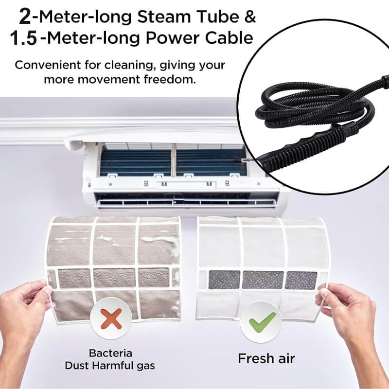 2500W High Pressure Steam Cleaner with