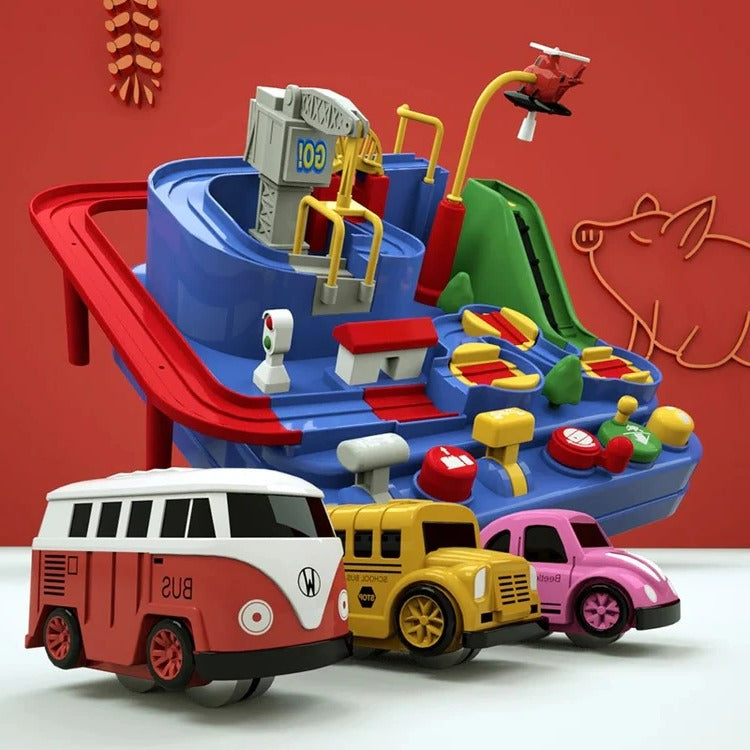 Children’s Mechanical Vehicle Track Game