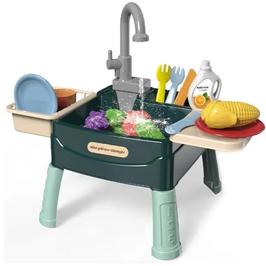 Children’s Play Kitchen with Flowing Water Feature