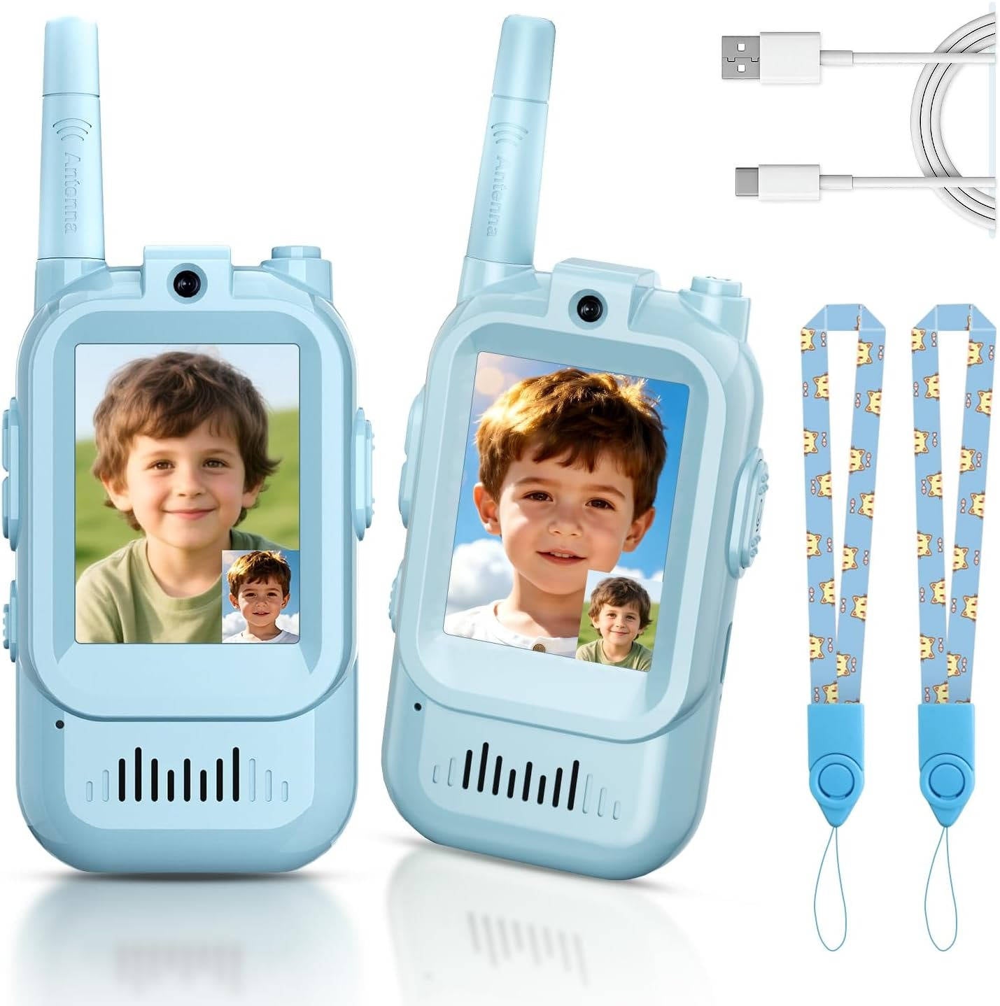 Kids Walkie Talkies Video Voice & Chat 2 Set