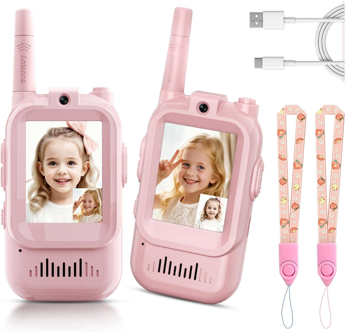 Kids Walkie Talkies Video Voice & Chat 2 Set