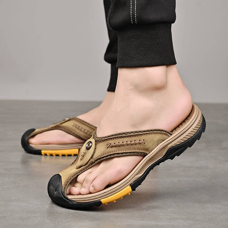 Water Resistant & Lightweight Toe Flip Flops for Men