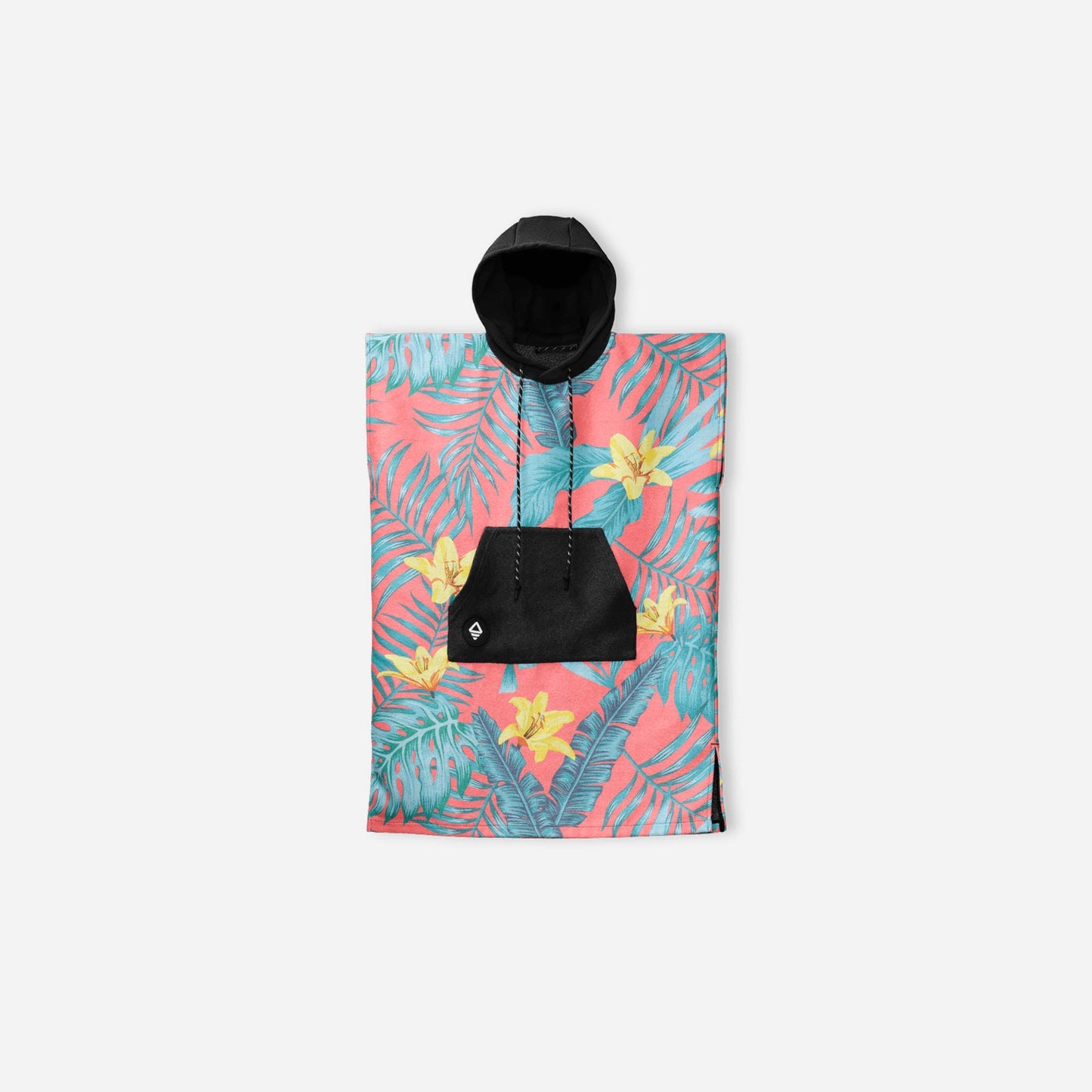 Kids Changing Poncho: Palms Coral