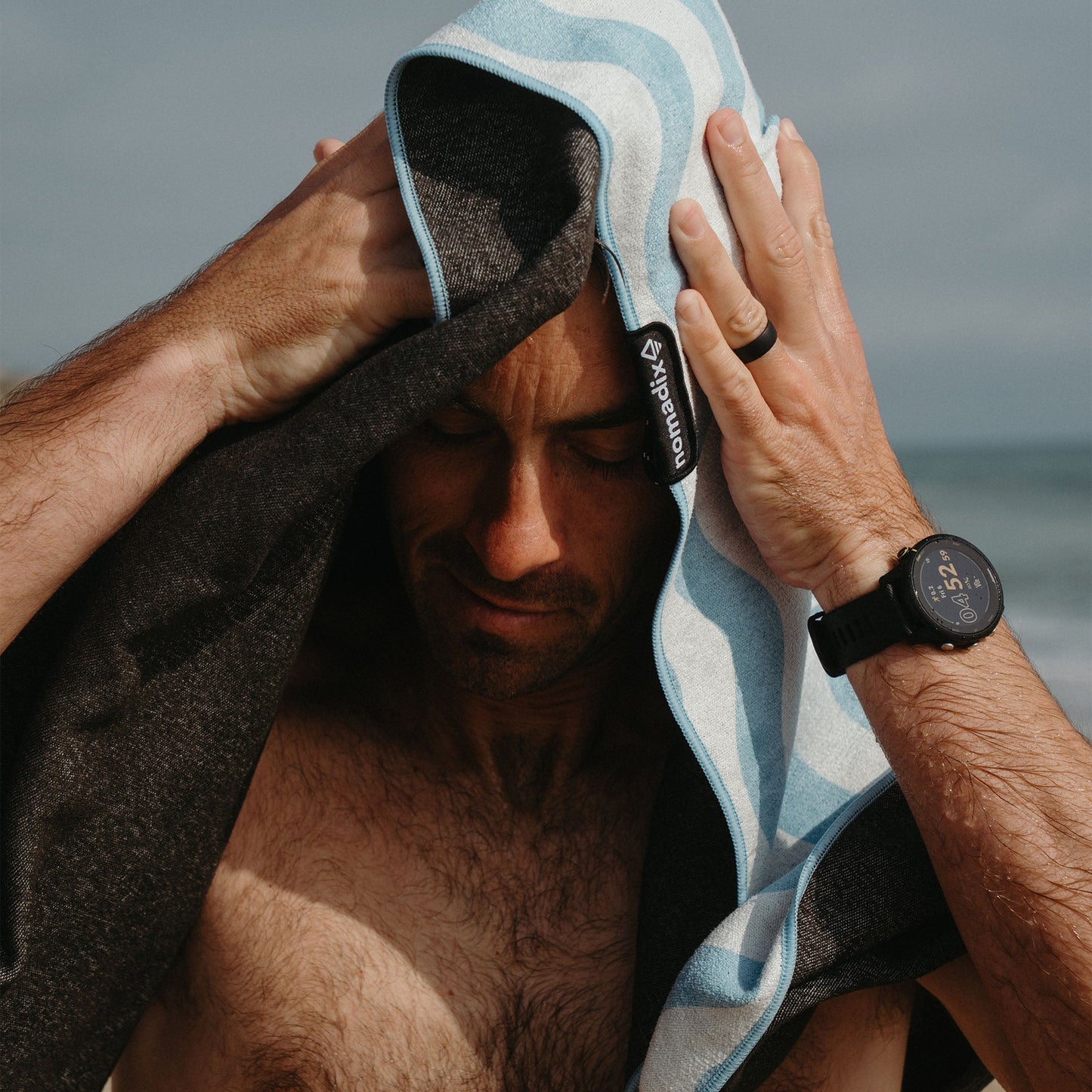 Original Towel: Calm Seas Pale Blue Sky