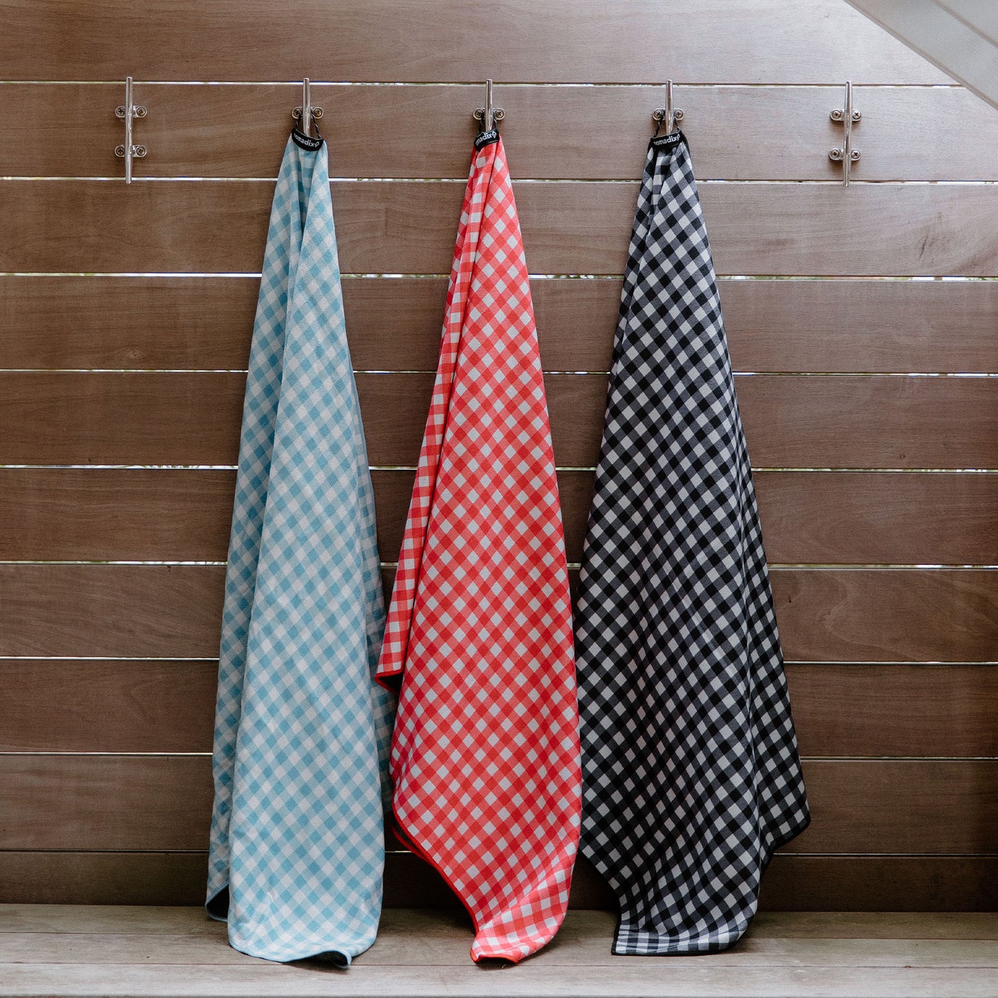 Original Towel: Gingham Sky Blue
