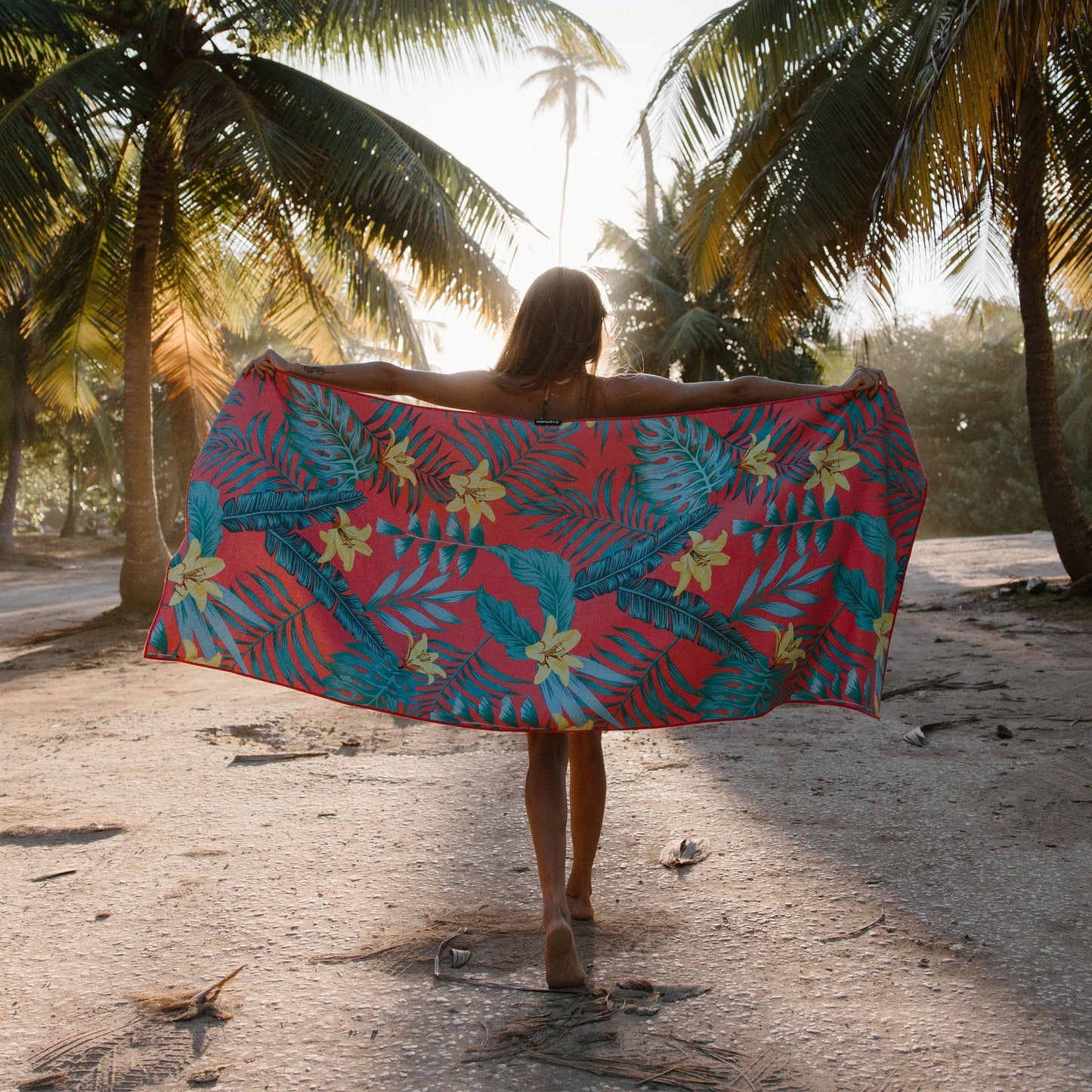 Original Towel: Palms Coral
