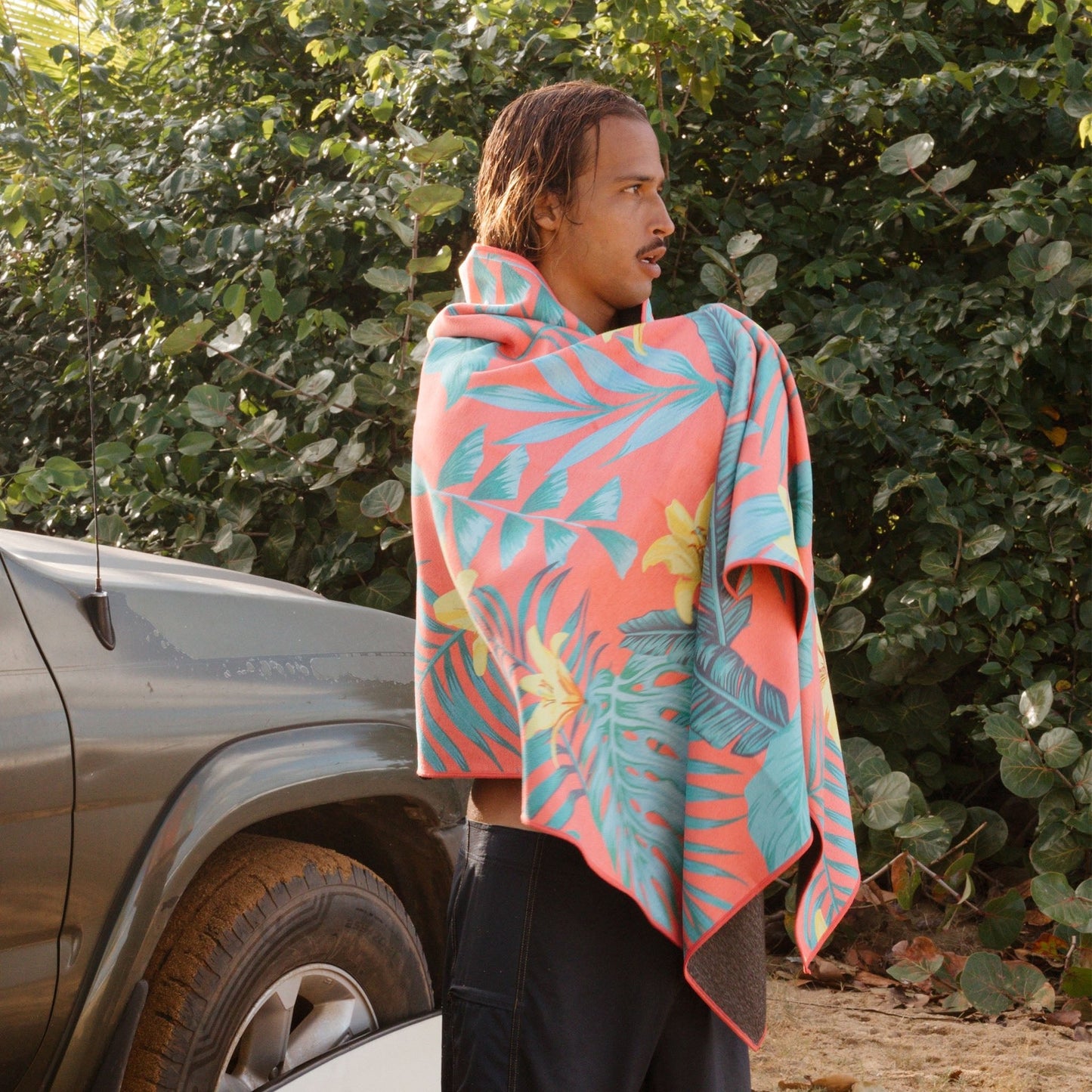 Original Towel: Palms Coral