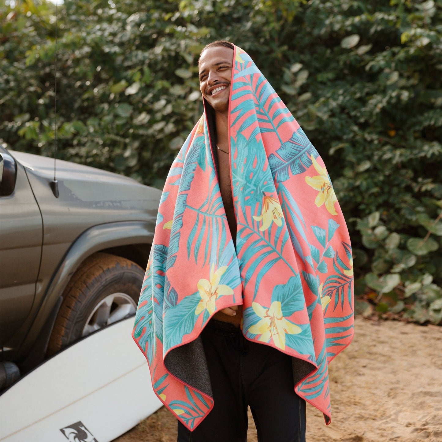 Original Towel: Palms Coral