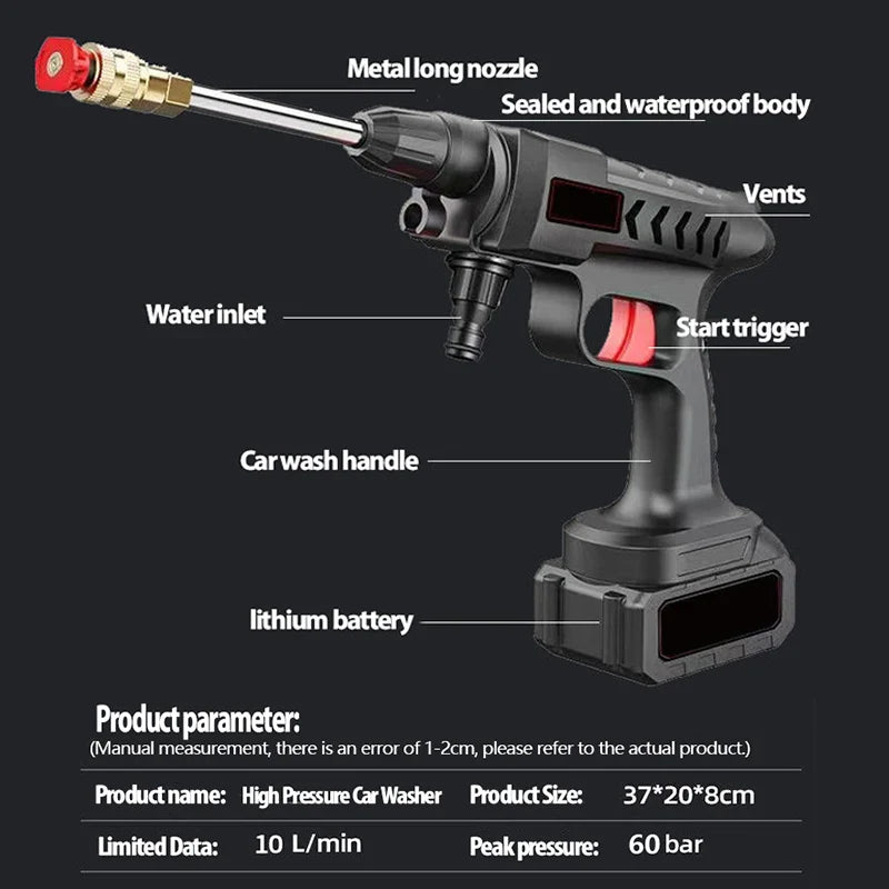 High Pressure Water Gun For Car