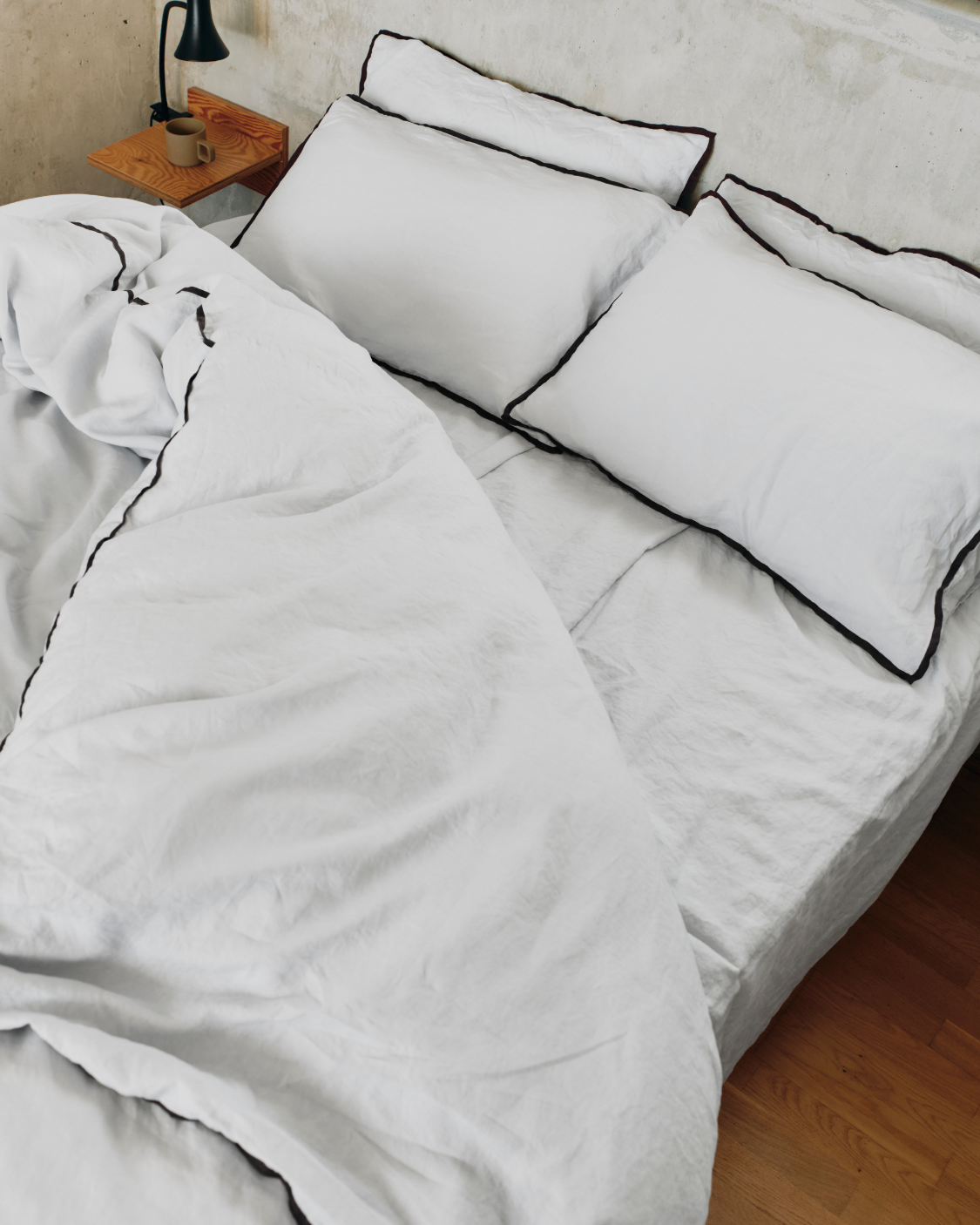 Linen Quilt Cover - Breeze