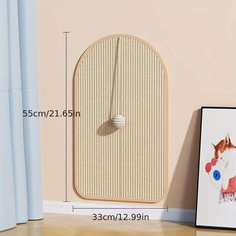 Sisal 3 in 1 Wall Mounted Cat Scratch Pad