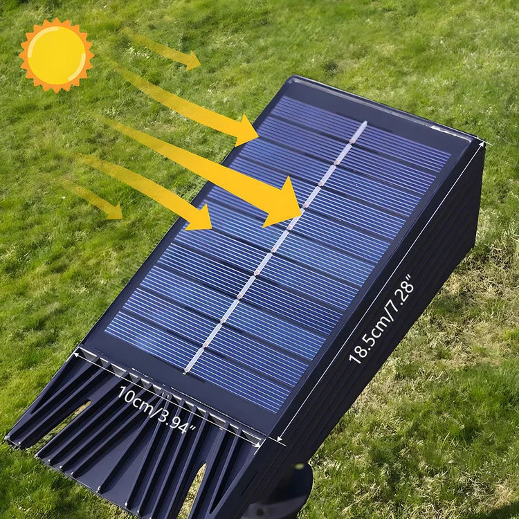 Waterproof LED Solar Multi-zoom Spot Light