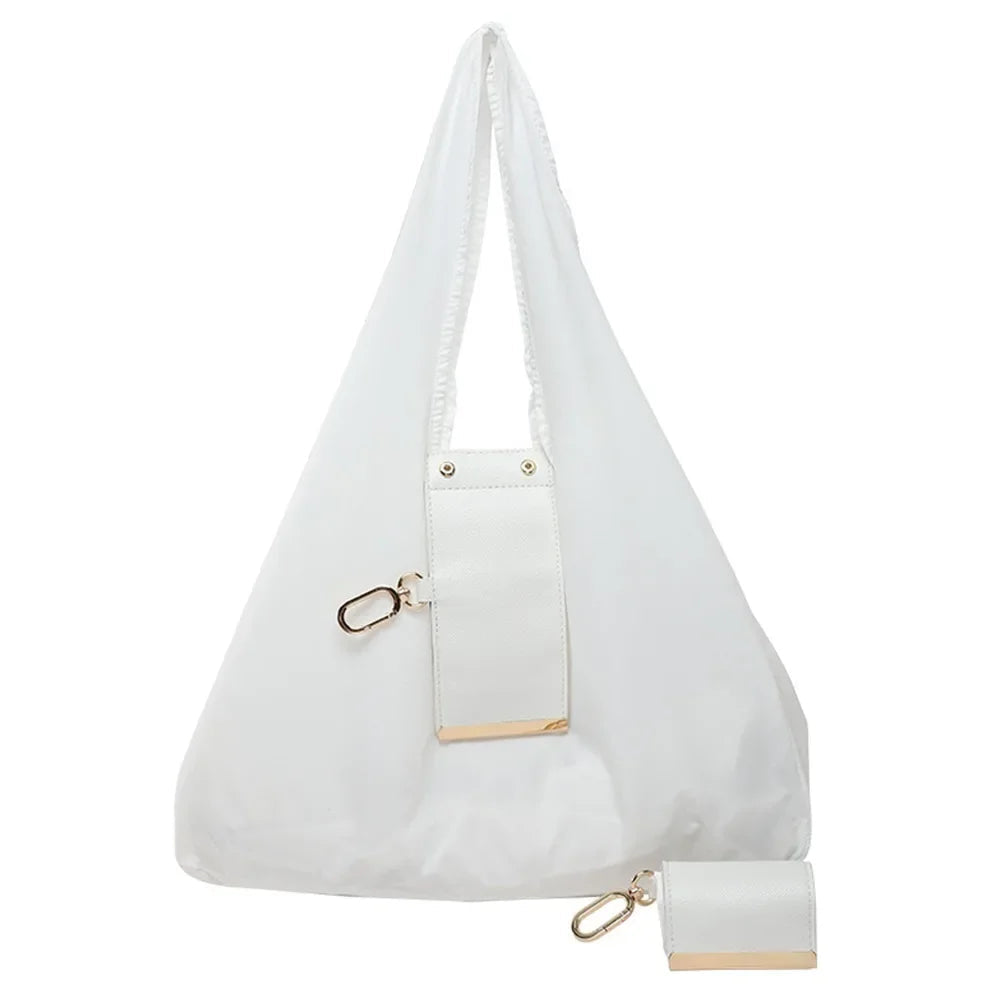 Mini Keychain Foldable Tote Bag