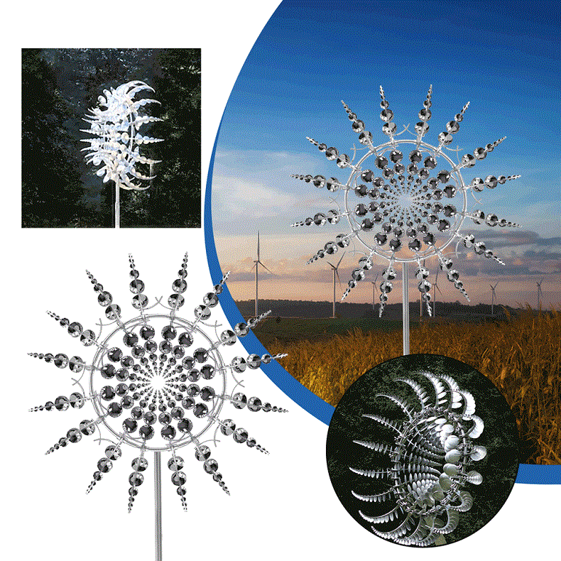 Anti-Rust Magical Metal Windmill-Kinetic Metal