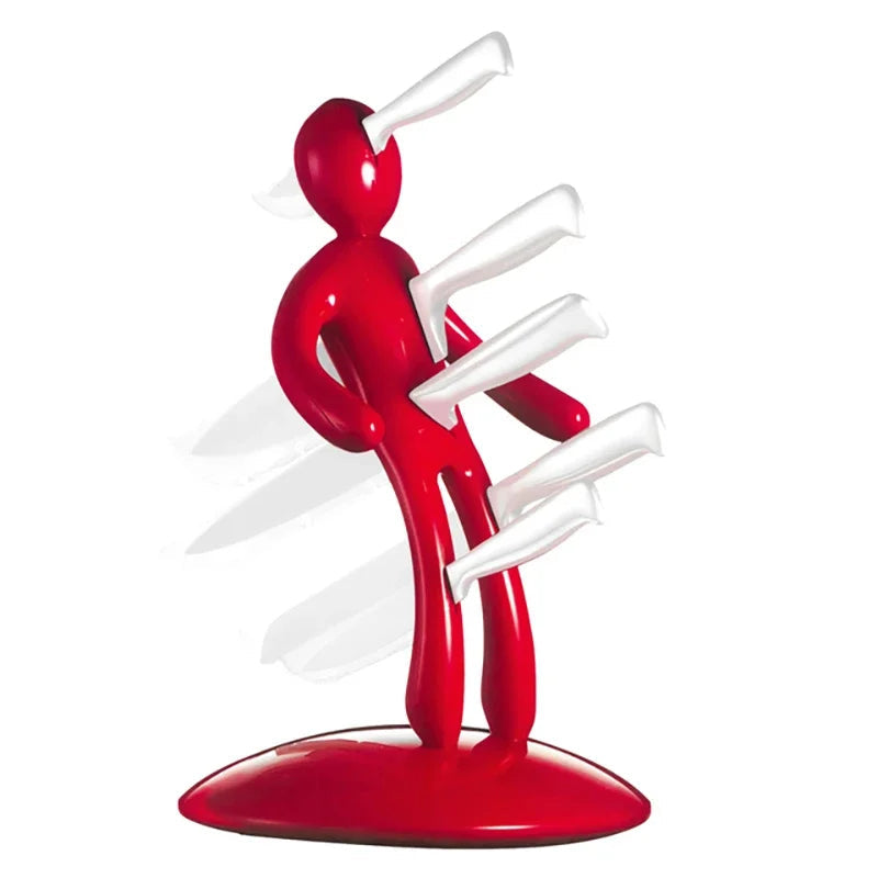 Creative Humanoid Kitchen Knife Holder Set