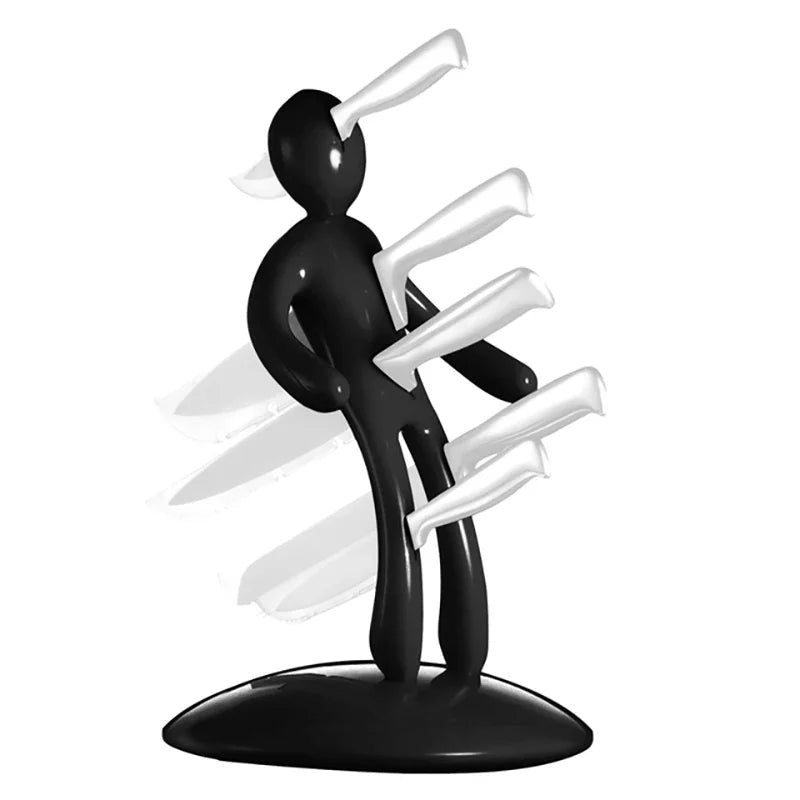 Creative Humanoid Kitchen Knife Holder Set